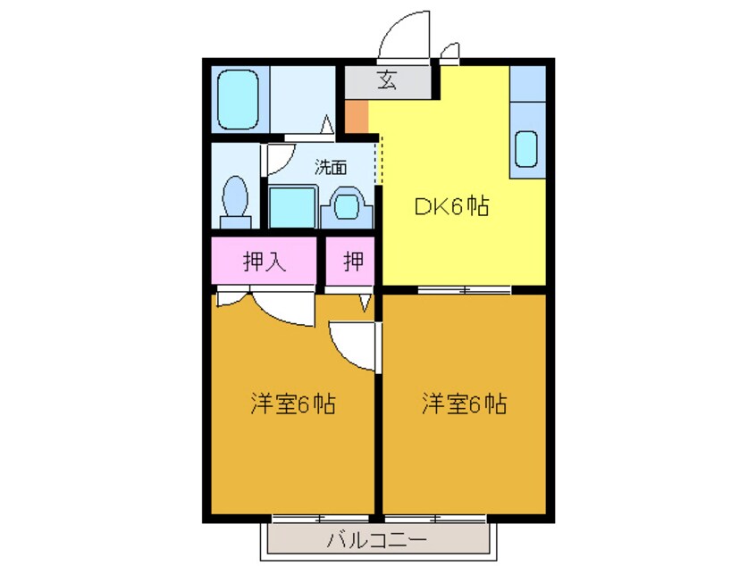 間取図 ディアス若宮