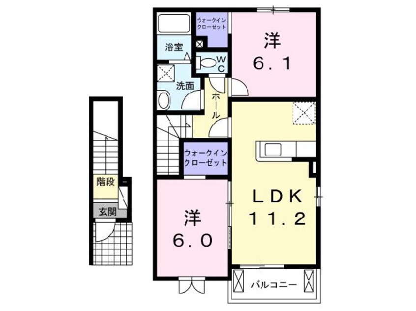 間取図 フローラれんげ