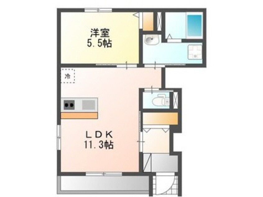 間取図 サン・フィオーレ