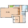 内子町城廻ゲストハウス 1LDKの間取り