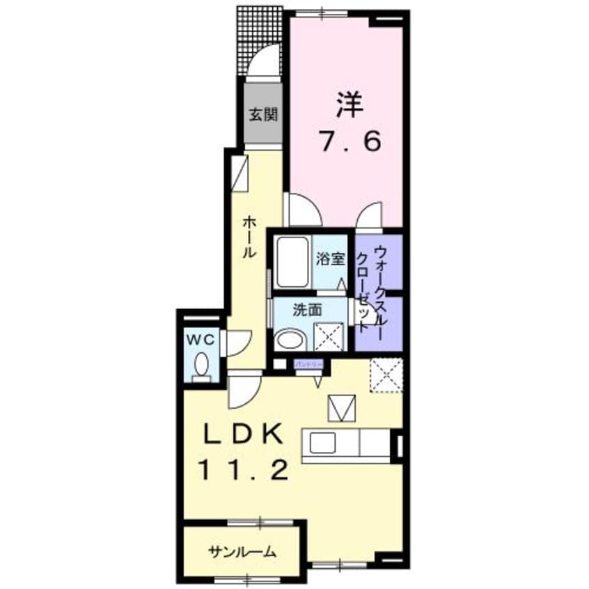 間取図 ムーン　ライトⅡ