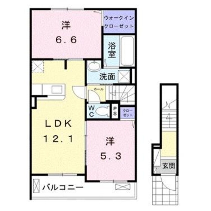 間取図 ブルーバード