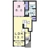 アルドーレⅠ 1LDKの間取り