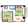 RUEFU＋５ 2DKの間取り