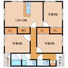 メゾン喜多町 3LDKの間取り