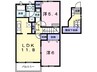 ジュネス 2LDKの間取り