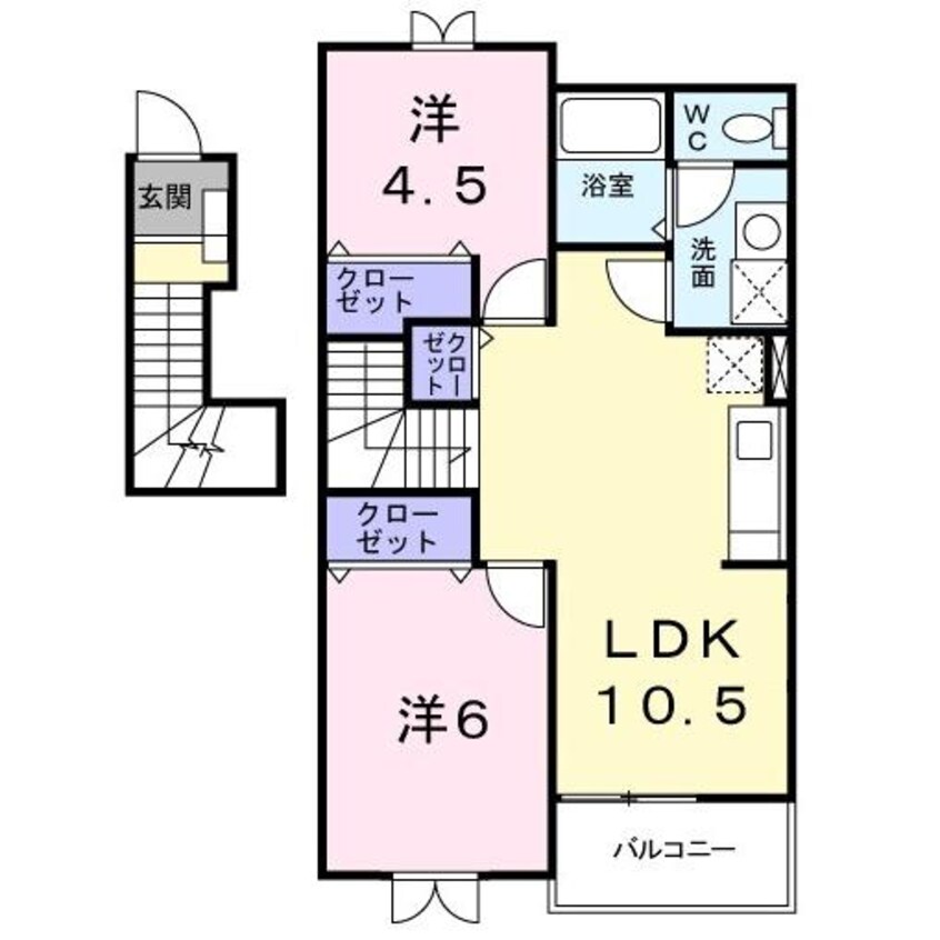 間取図 ラス･ティック