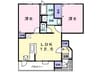 ウィルレジデンスⅠ 2LDKの間取り