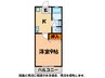 フェリーチェ藍住 1Kの間取り