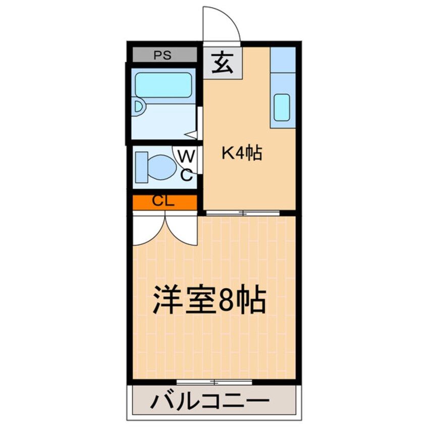 間取図 コーポ新聖