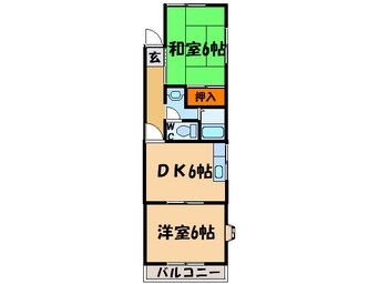 間取図 ハイツ山中