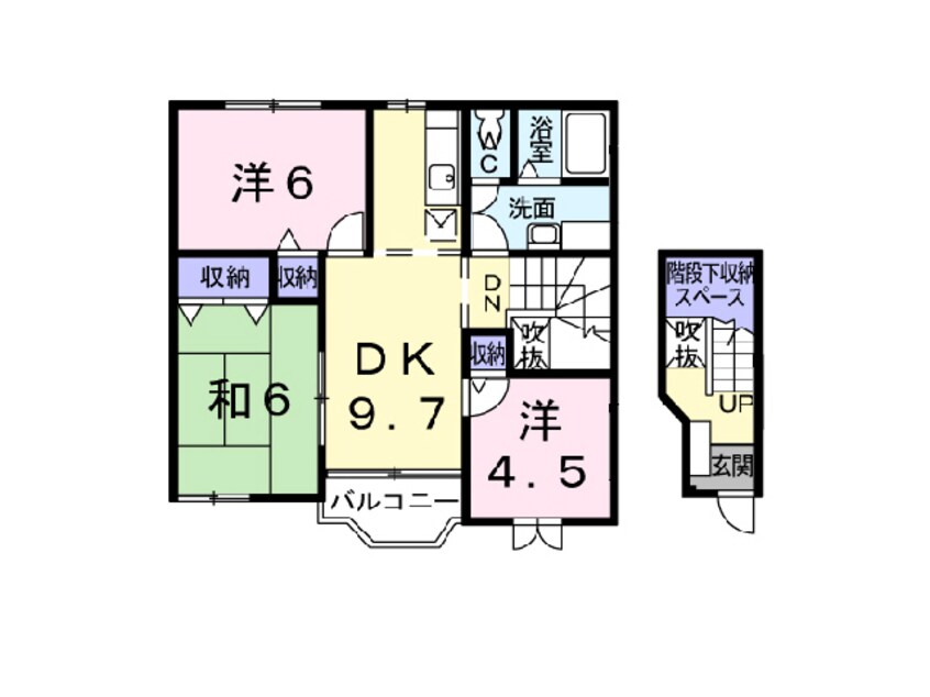 間取図 クワ　フォレスト