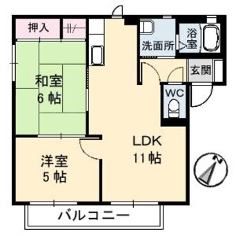 間取図 セトゥール・イン・ウエスト