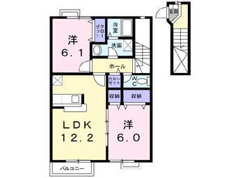 間取図 パンタナールⅡＣ