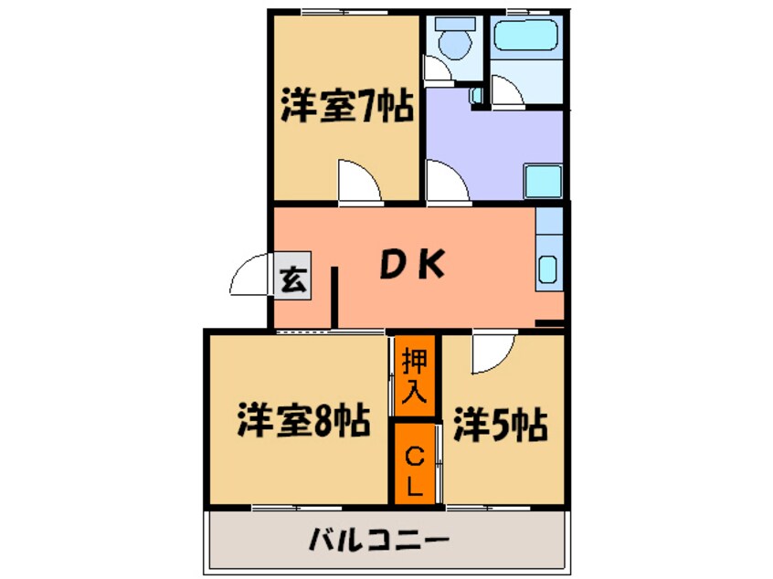 間取図 立川ハイツ