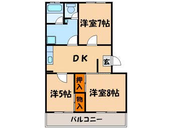 間取図 立川ハイツ