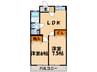 高橋ビル 2LDKの間取り