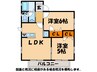 フォーレスオクムラ 2LDKの間取り