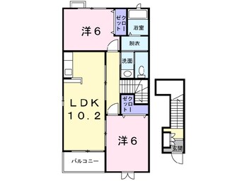 間取図 アルドーレＡ