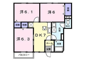 間取図 ジュネス99 C