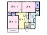 ジュネス99 C 3DKの間取り