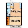 ミキハウス 1DKの間取り