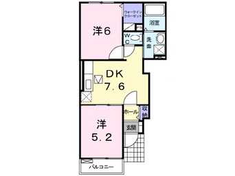 間取図 グリーン ウイング W