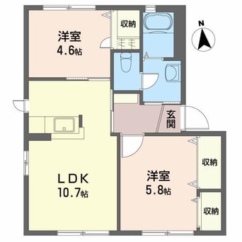 間取図 シャーメゾン上板