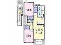 ドゥ・プルミエールA･Ｂの間取図