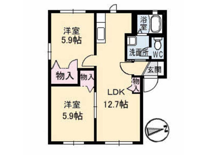 間取図 シャーメゾンエチュード