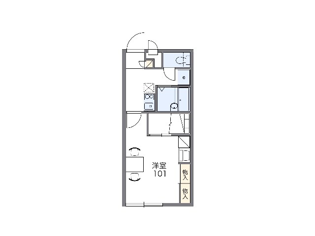 間取り図 レオパレスモレミ鳴門