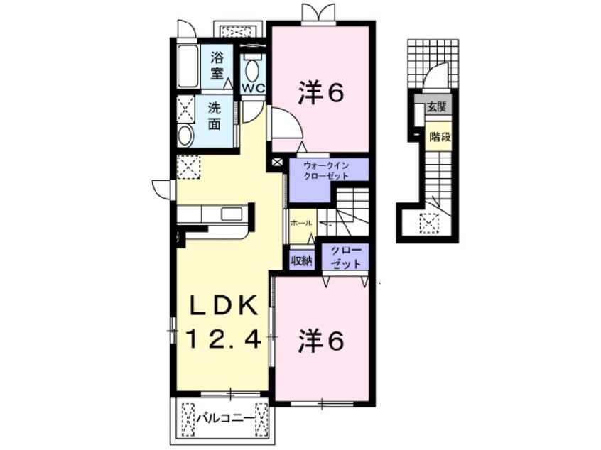 間取図 サンパティーク･パレス A