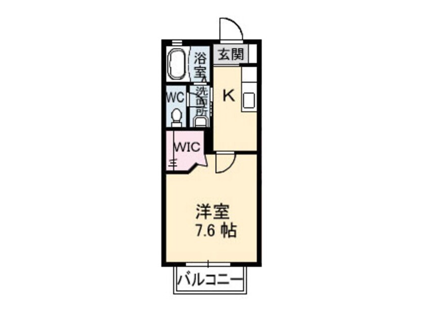 間取図 シャーメゾンＷｉｔｈ－Ｋ