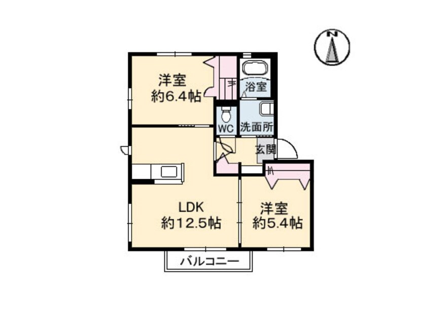 間取図 アルファコート･ウィ