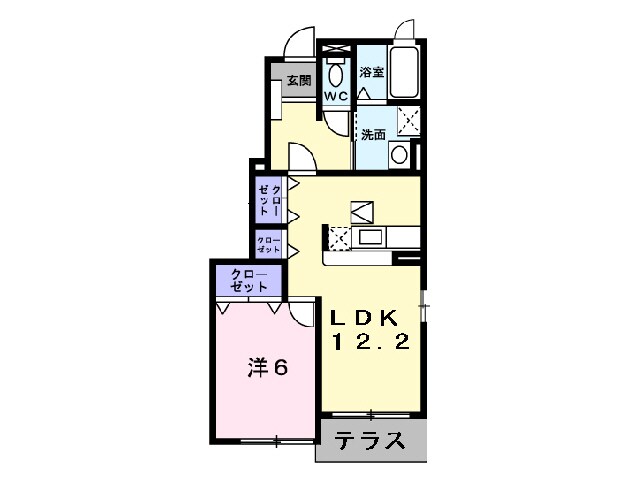 間取り図 トマト・ラ・ルーナ
