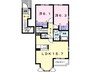 エテルノ A･B 2LDKの間取り
