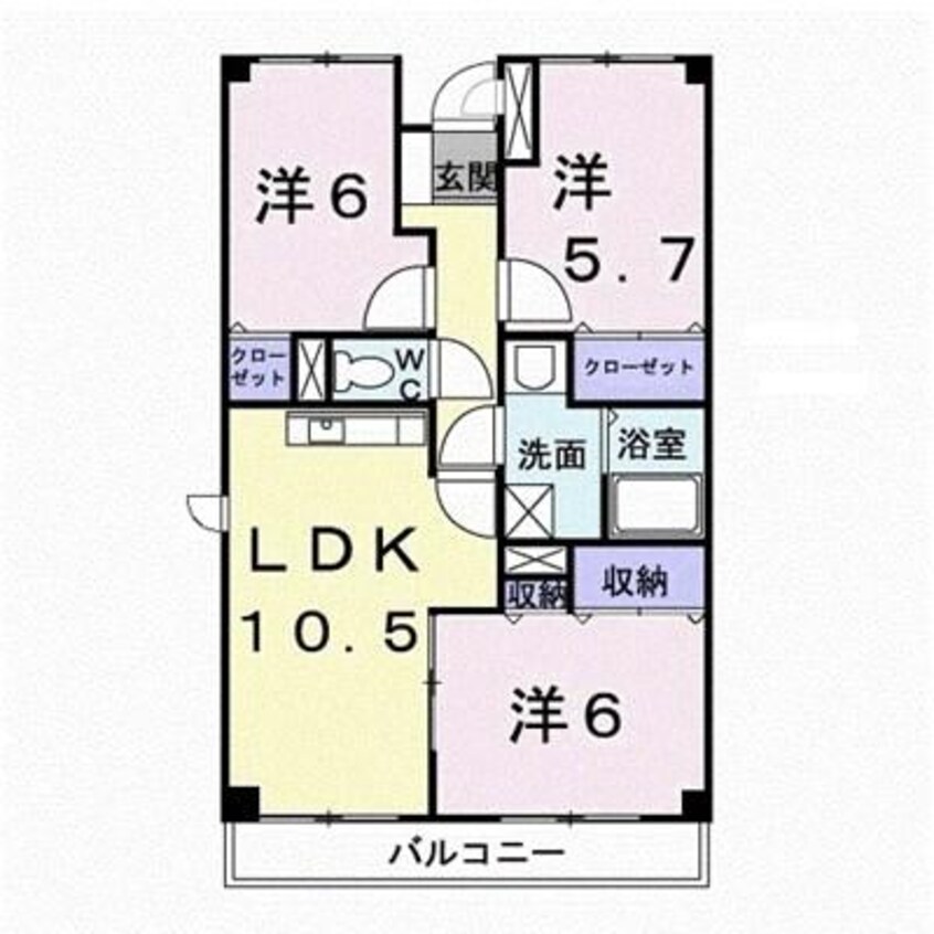 間取図 エポック鯛浜