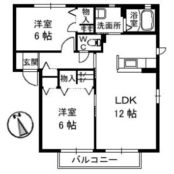間取図 ラ・ネージュⅠ番館
