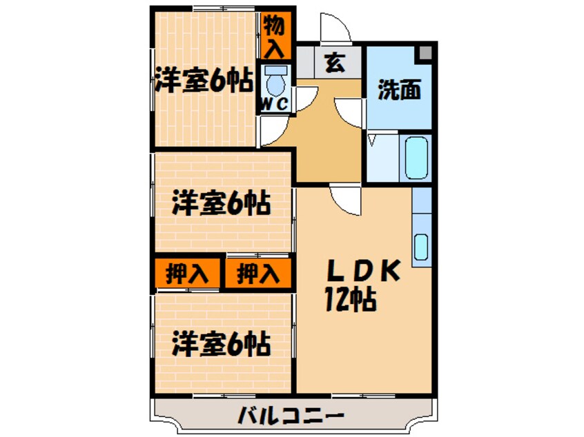 間取図 エトワールナカセ