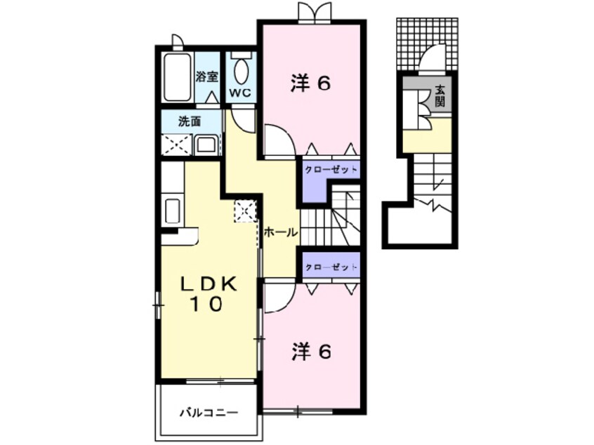 間取図 モーント　シャインＢ