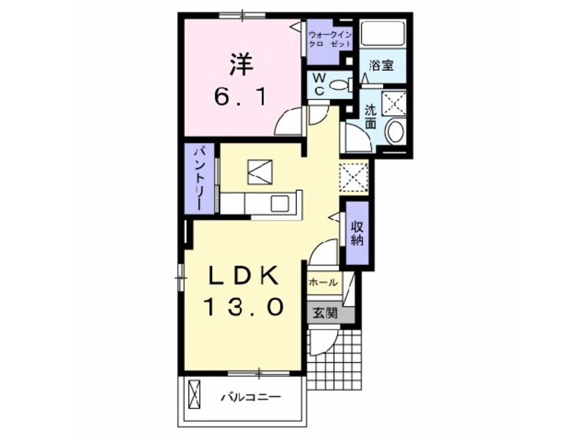 間取図 ハピネス　北島A･B