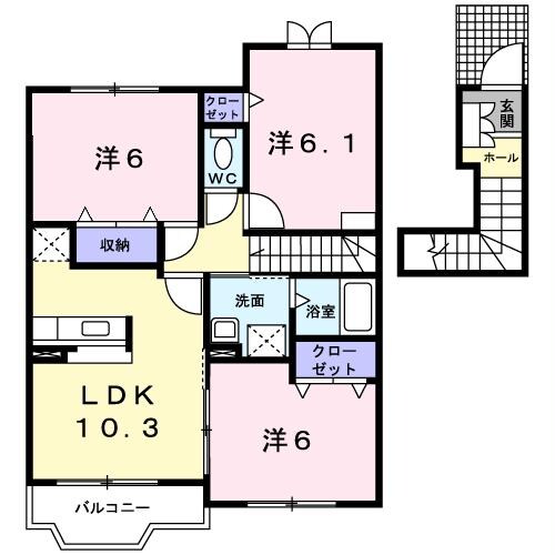 間取り図 ポート･レーゼ
