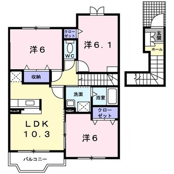 間取図 ポート･レーゼ