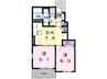 ルミエールA･B 2DKの間取り