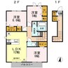 モンプリミエルラシオンⅡ 3LDKの間取り