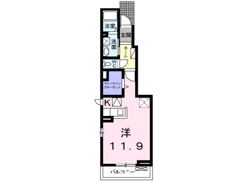 間取図 ハピネス　北島Ｅ