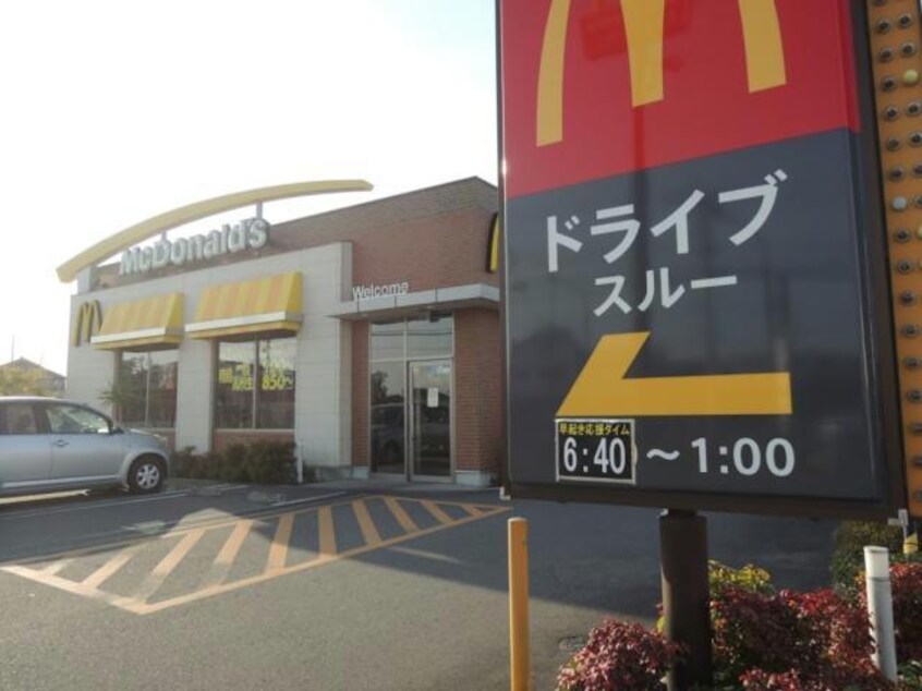 マクドナルド徳島北島店(その他飲食（ファミレスなど）)まで320m ハピネス　北島Ｅ