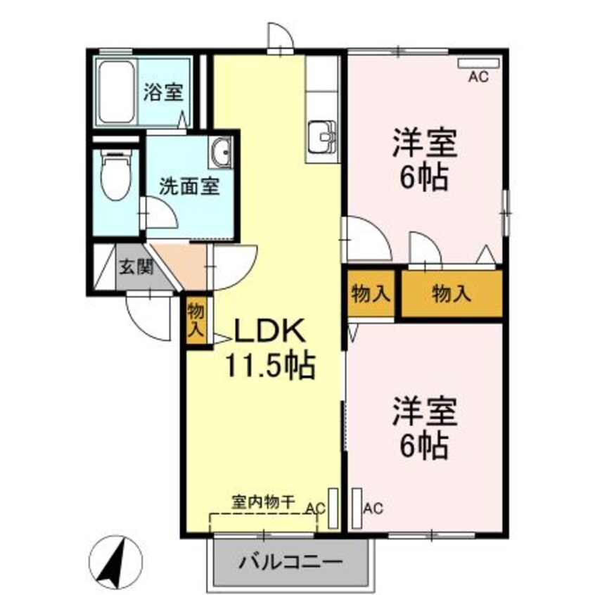 間取図 ブルーウイング