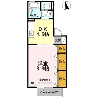 間取図 ドミール古川