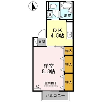 間取図 ドミール古川
